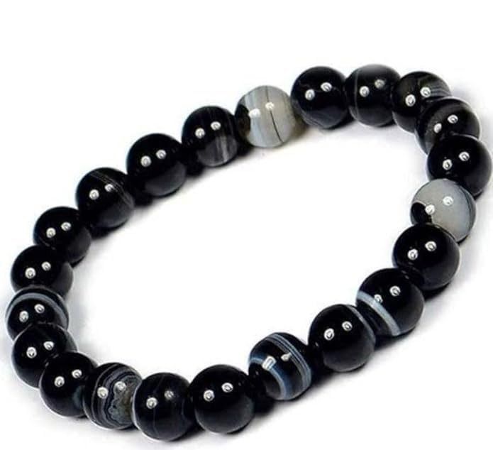 Black agate bracelet benefits discount