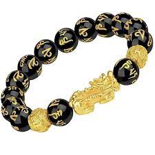 Black Obsidian Pixiu Wealth Bracelet Vastu Miracles