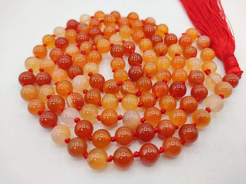 Carnelian mala - Vastu Miracles