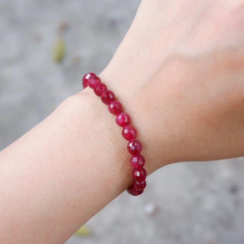 Premium ruby braclet