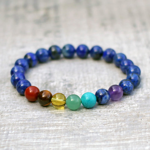 Lapis lazuli with 7 chakra - Vastu Miracles