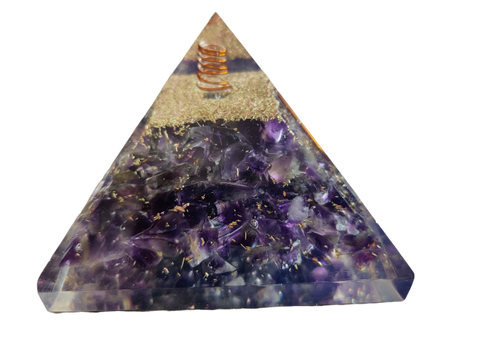Amethyst Orgone Pyramid - Vastu Miracles