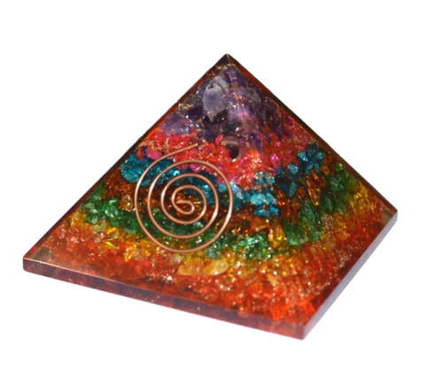 7 Chakra Layer Orgone Pyramid - Vastu Miracles