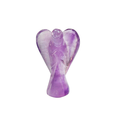 Amethyst Pocket Angel Guardian Angel Stress anxiety mood balancing - Vastu Miracles